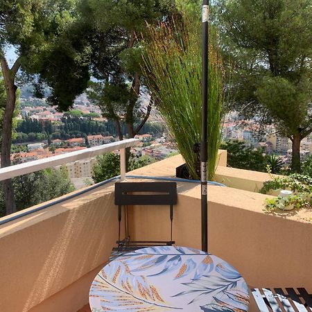 Chambre D Hote Avec Clim Terrasse Et Petit Dejeuner Hauteurs De Nizza Esterno foto