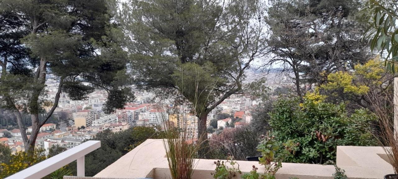 Chambre D Hote Avec Clim Terrasse Et Petit Dejeuner Hauteurs De Nizza Esterno foto