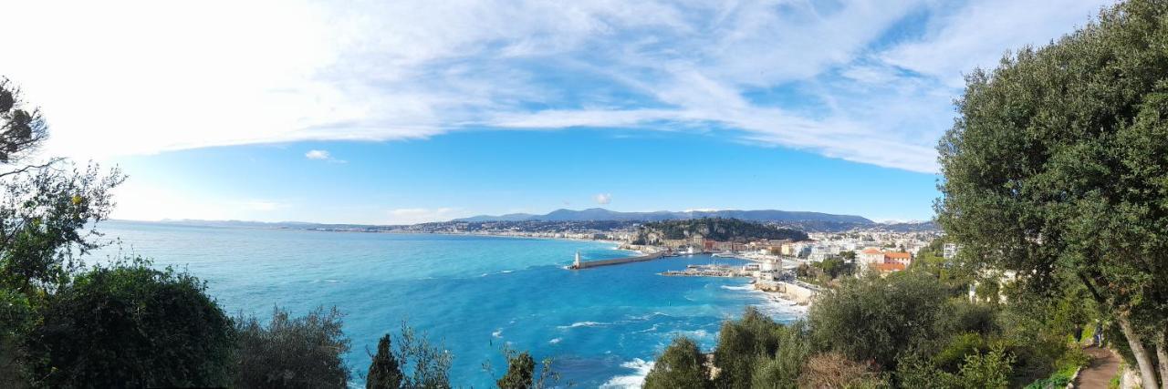 Chambre D Hote Avec Clim Terrasse Et Petit Dejeuner Hauteurs De Nizza Esterno foto