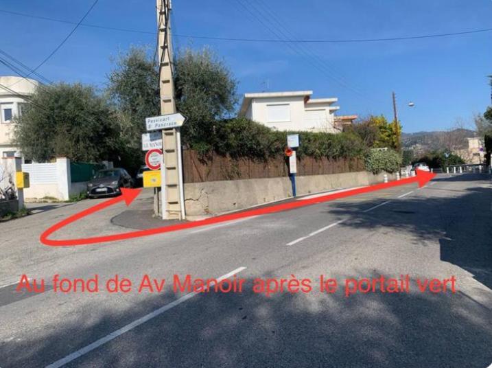 Chambre D Hote Avec Clim Terrasse Et Petit Dejeuner Hauteurs De Nizza Esterno foto