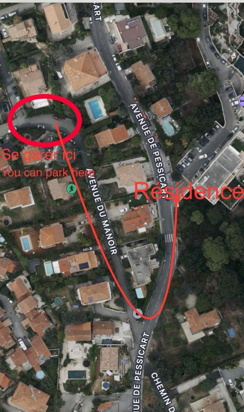 Chambre D Hote Avec Clim Terrasse Et Petit Dejeuner Hauteurs De Nizza Esterno foto